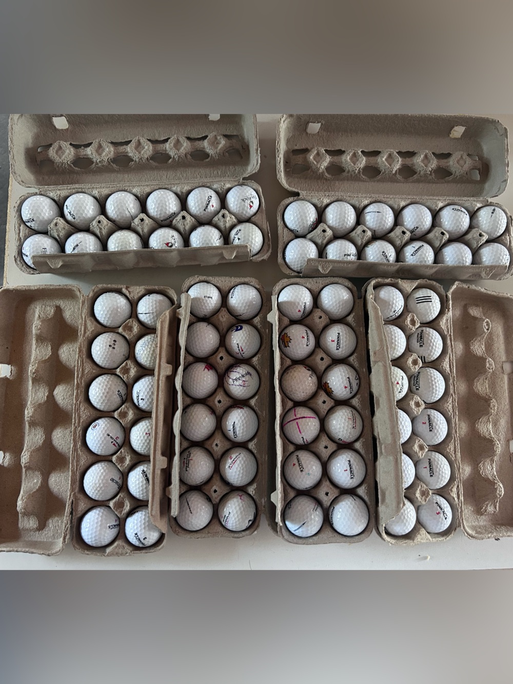 6 Dozen Used Pinnacle Golf Balls